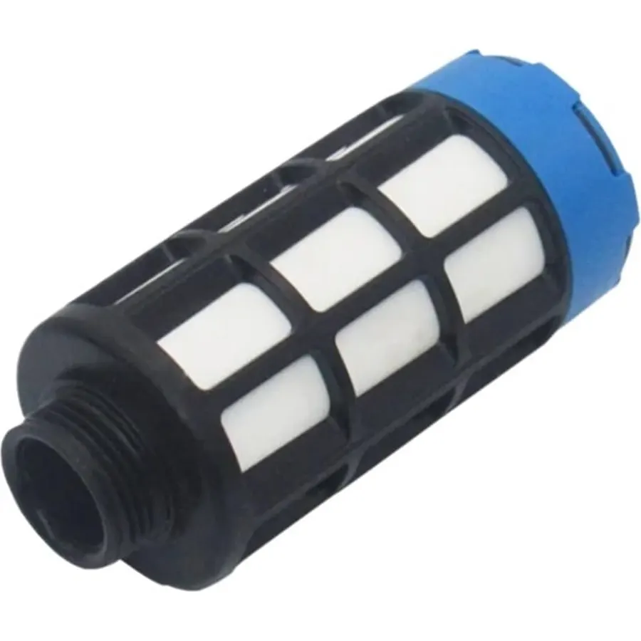 1pcs blue plastic muffler U-1/2/3/4 pneumatic exhaust noise reduction silent manifold plate accessories(U-3I4 2311)