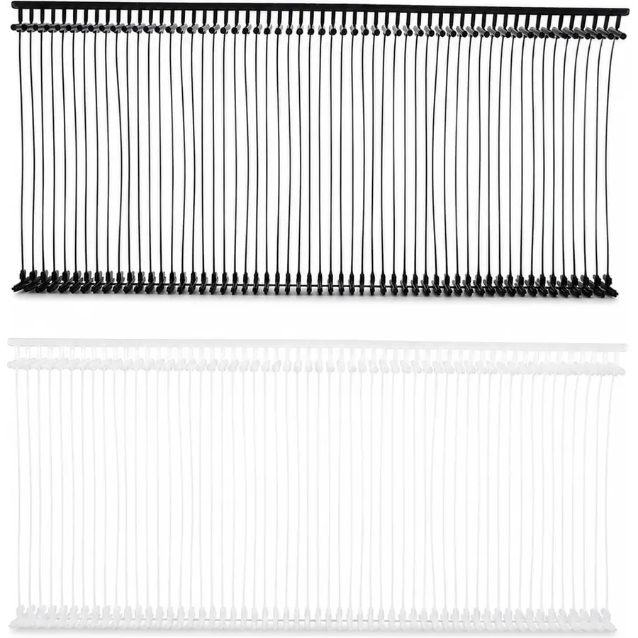 2000pcs 2" Tagging Gun Fasteners, 1000 Black & 1000 White Refill Pins