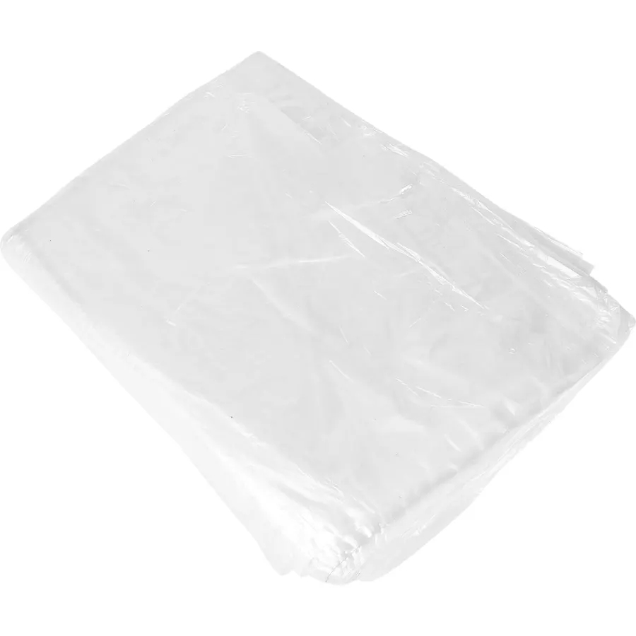 200pcs PE Plastic Bags Disposable Flat Trash Liners Bathroom