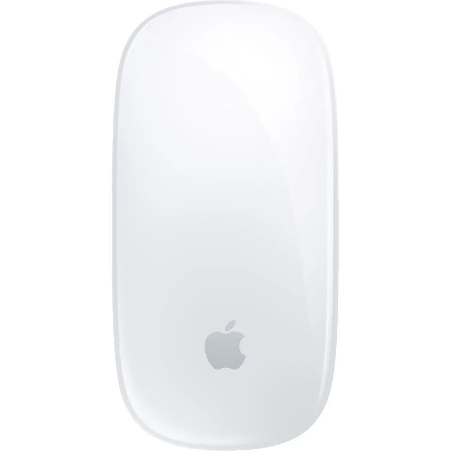 Apple Magic Mouse with Multi-Touch Surface, Wireless, Touch Scroll, Bluetooth, Rechargeable, + USB-C Charge Cable (Mouse - White)