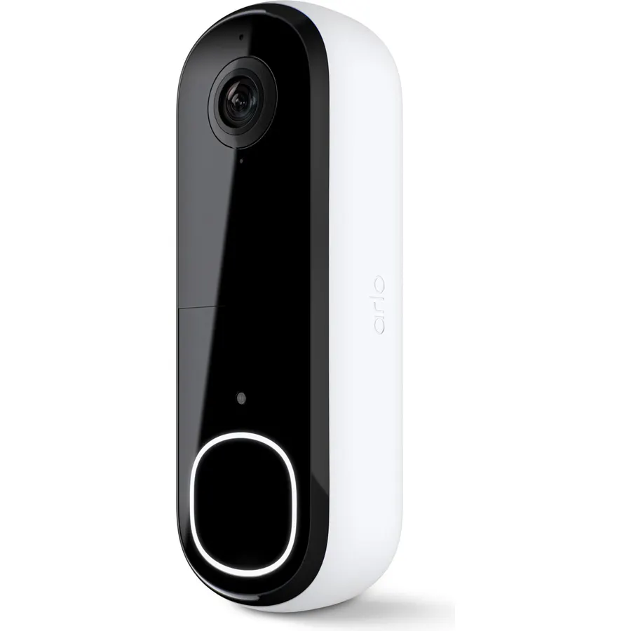 Arlo Video Doorbell 2K (2nd Gen) Wireless or Wired, Person and Package Detection