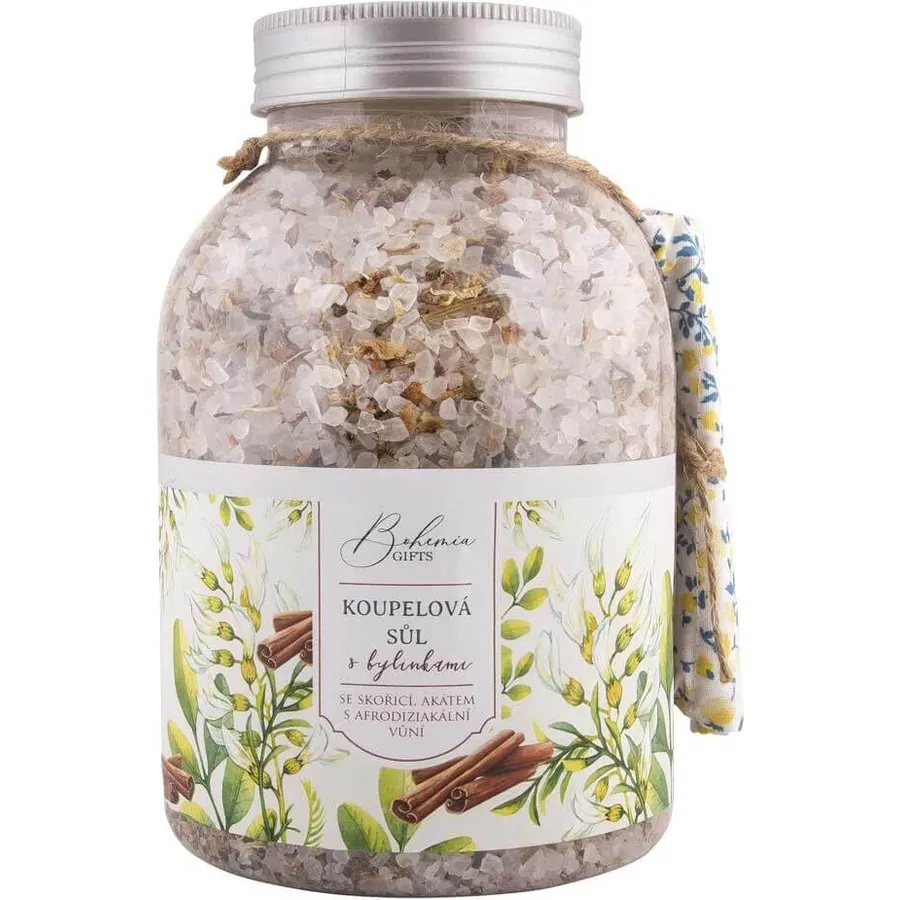 Bohemia Gifts Herbal Bath Salt Cinnamon & Acacia