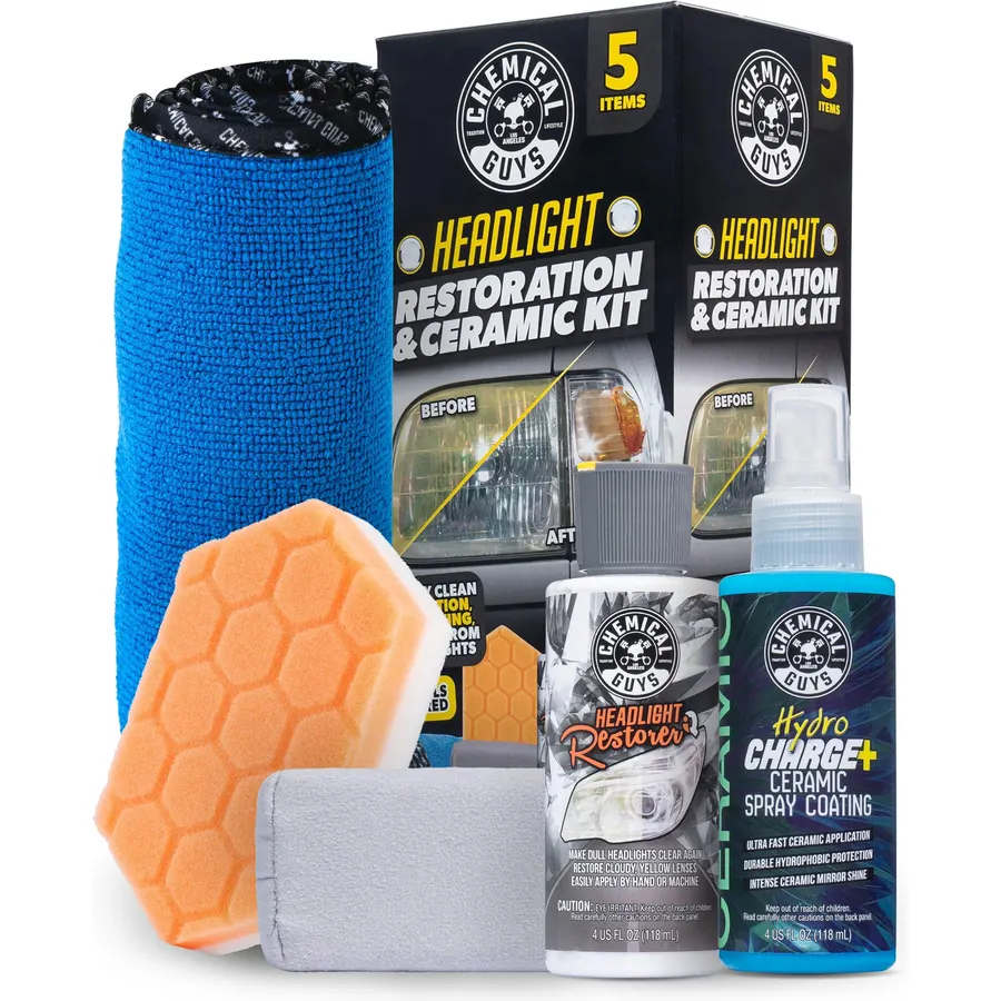 Chemical Guys, Headlight Restoration & Ceramic Kit, with Applicator