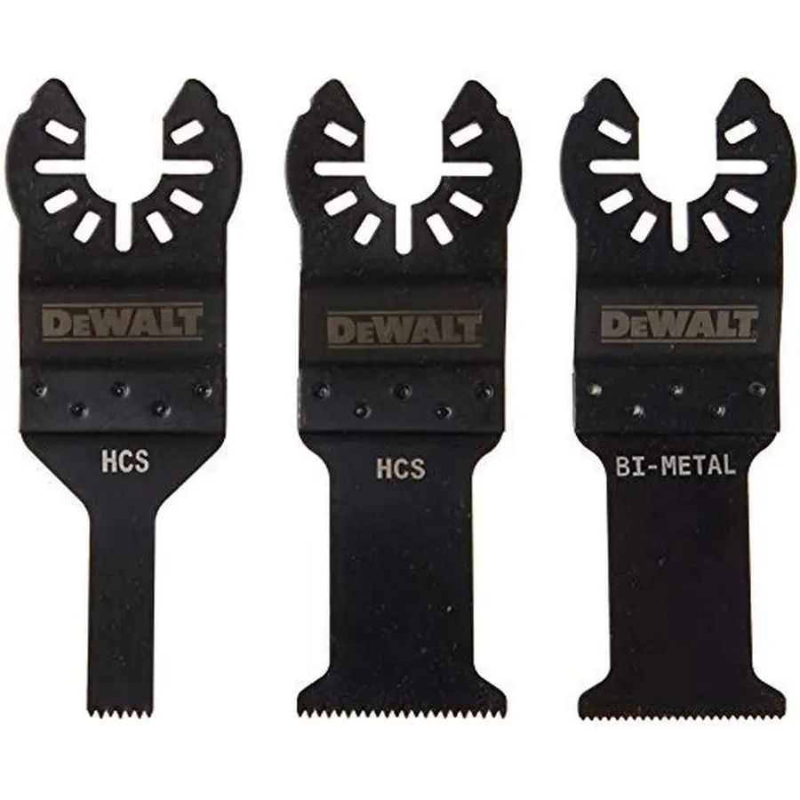 DEWALT DWA4215 Oscillating, 3-Piece Blade Set