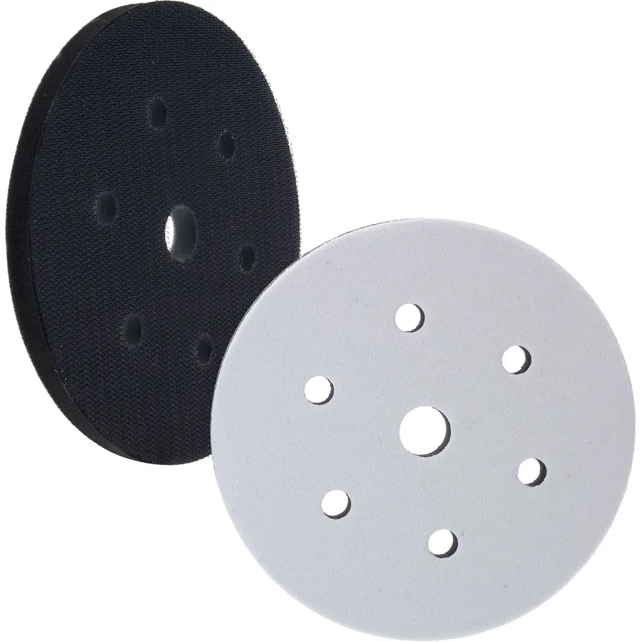 Dura-Gold 6" x 10mm Soft Density Interface Sanding Pad, 6 +1 Hole, 2 Pack