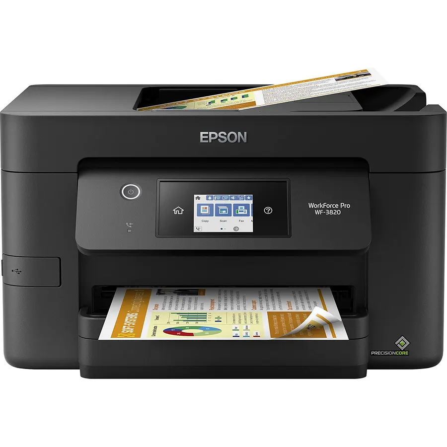 Epson Workforce Pro WF-3820 Wireless Color All-in-One Inkjet Printer