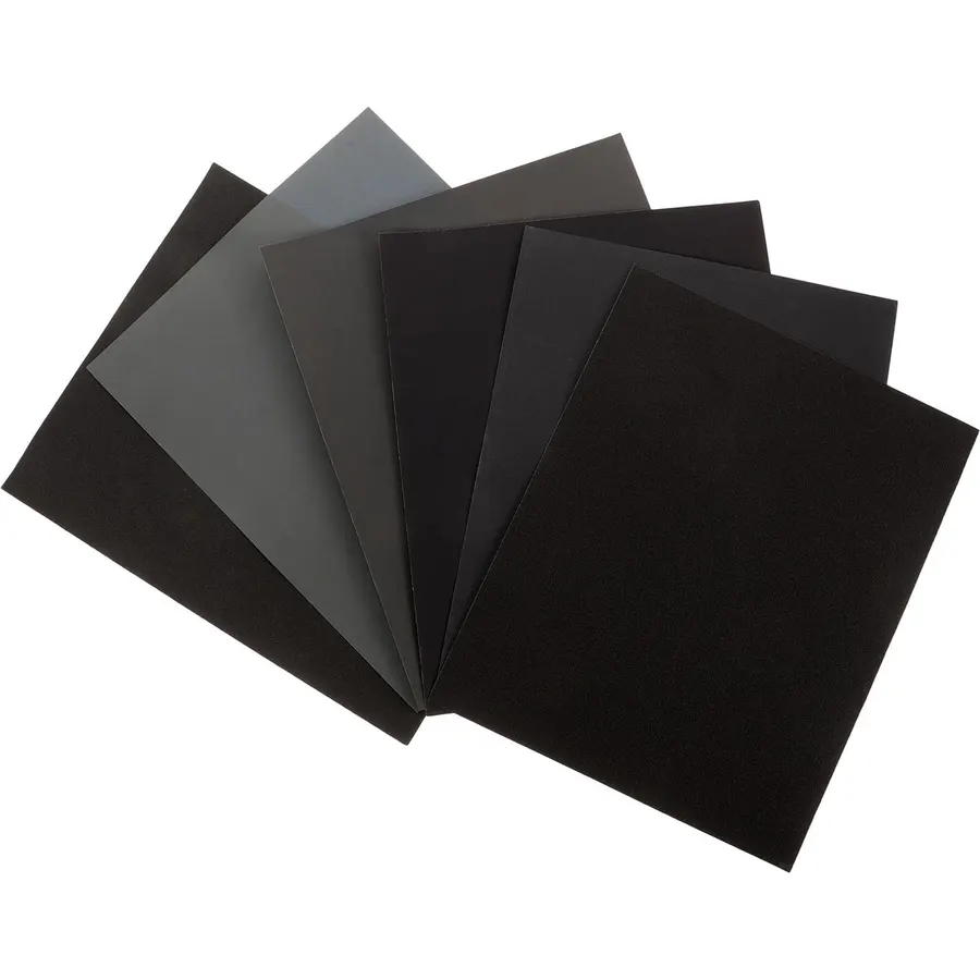 Headlight Restoration Kit Sandpaper Sheets for Plastic Lens Refinishing