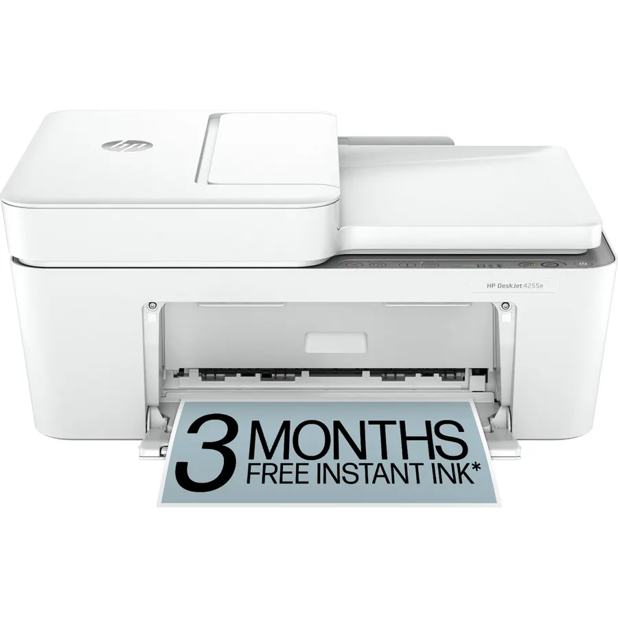 HP DeskJet 4255e Wireless All-in-One Color Inkjet Printer, Scanner, Copier, Best-for-Home, 3 Month Instant Ink Trial Included. This Printer is only 2.4 ghz Capable. AI-Enabled (588S6A)
