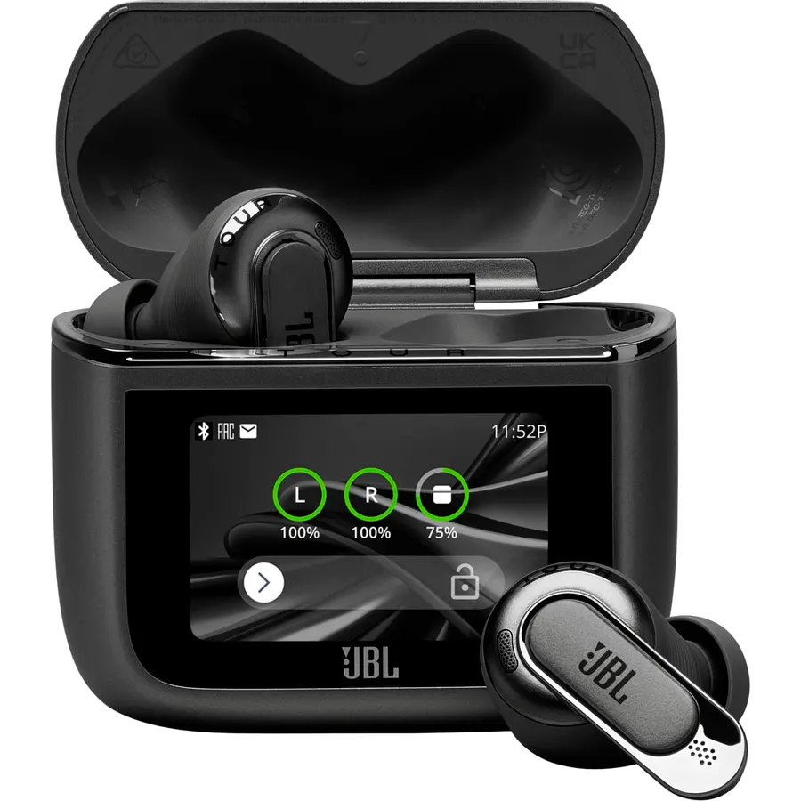 JBL Tour Pro 3 - True Wireless Noise Cancelling Earbuds with Smart Charging Case, Legendary Pro Sound with Hybrid Dual-Driver, Spatial 360 Sound with Head Tracking (Latte)