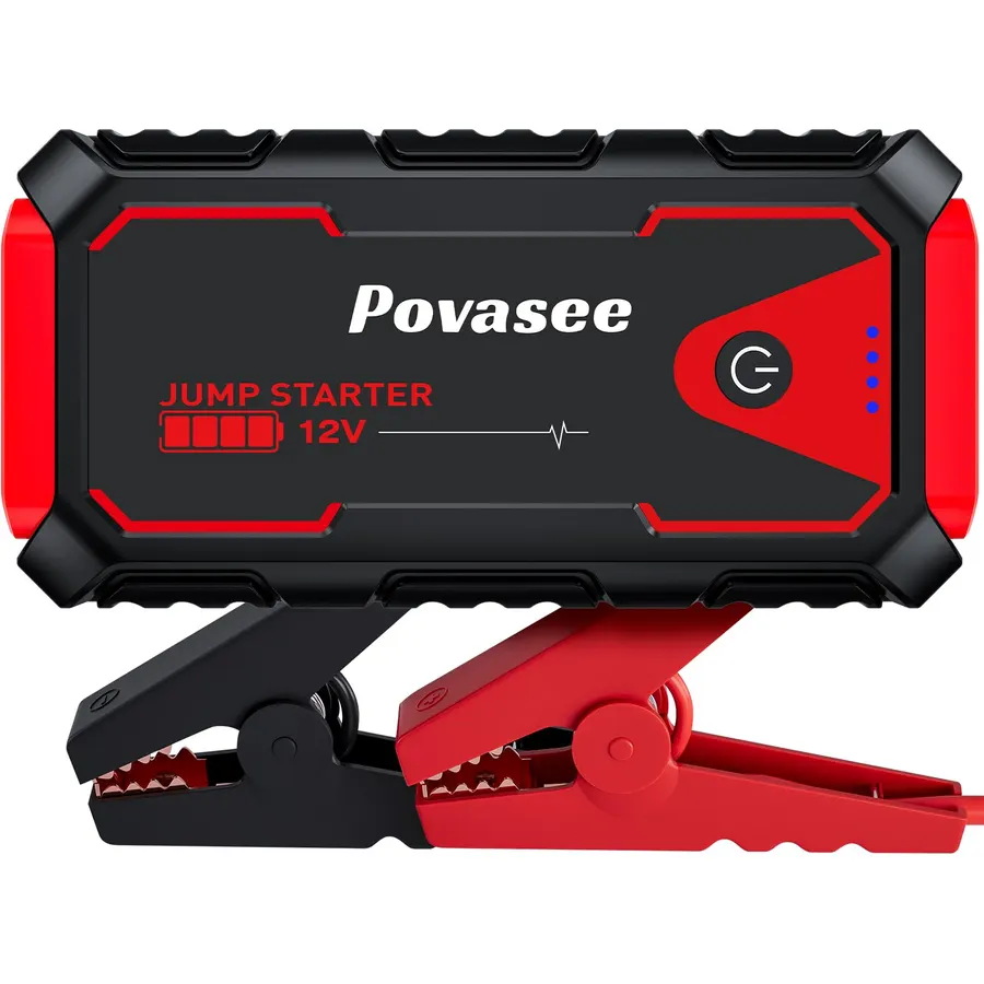 Povasee Jump Starter 5000A Car Jumper Starter, Model A30 12V Jump Box