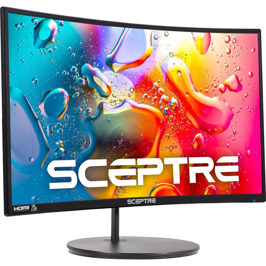 Sceptre Curved 24-inch Gaming Monitor 1080p R1500 98% sRGB HDMI x2 VGA Build-in Speakers, VESA Wall Mount Machine Black (C248W-1920RN Series)