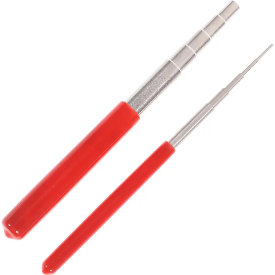 SHINEOFI 2pcs Steel Jewelry Making Mandrel Winding Rod
