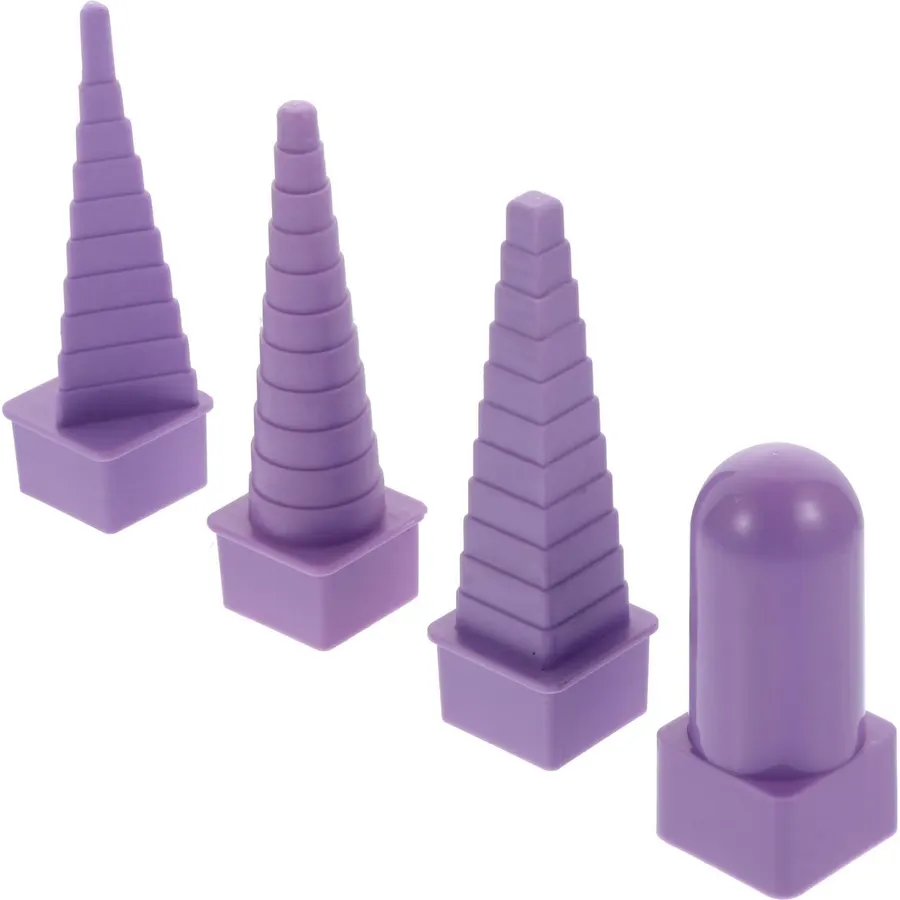 SHINEOFI 4pcs Plastic Wire Mandrel Spiral Maker and DIY Crafts