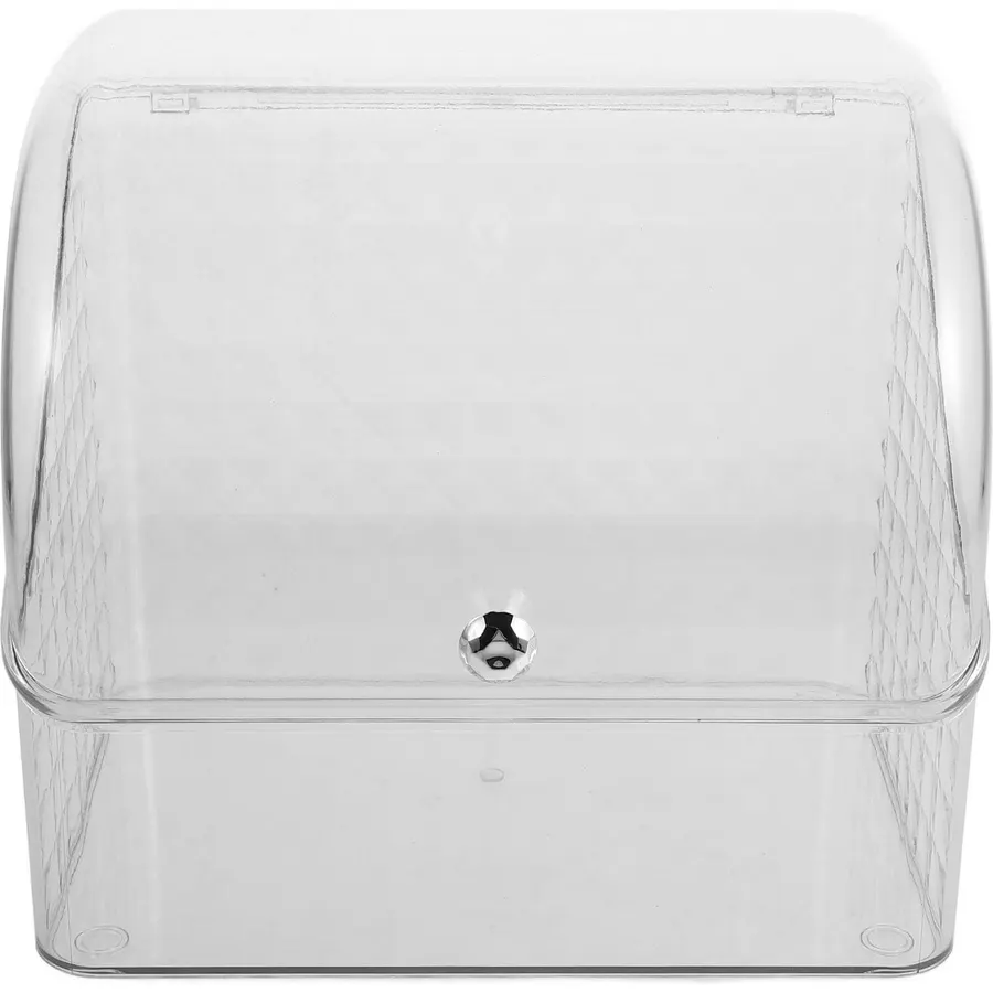 SHINEOFI Makeup Storage Organizer with Lid, Countertop Cosmetic Display Box